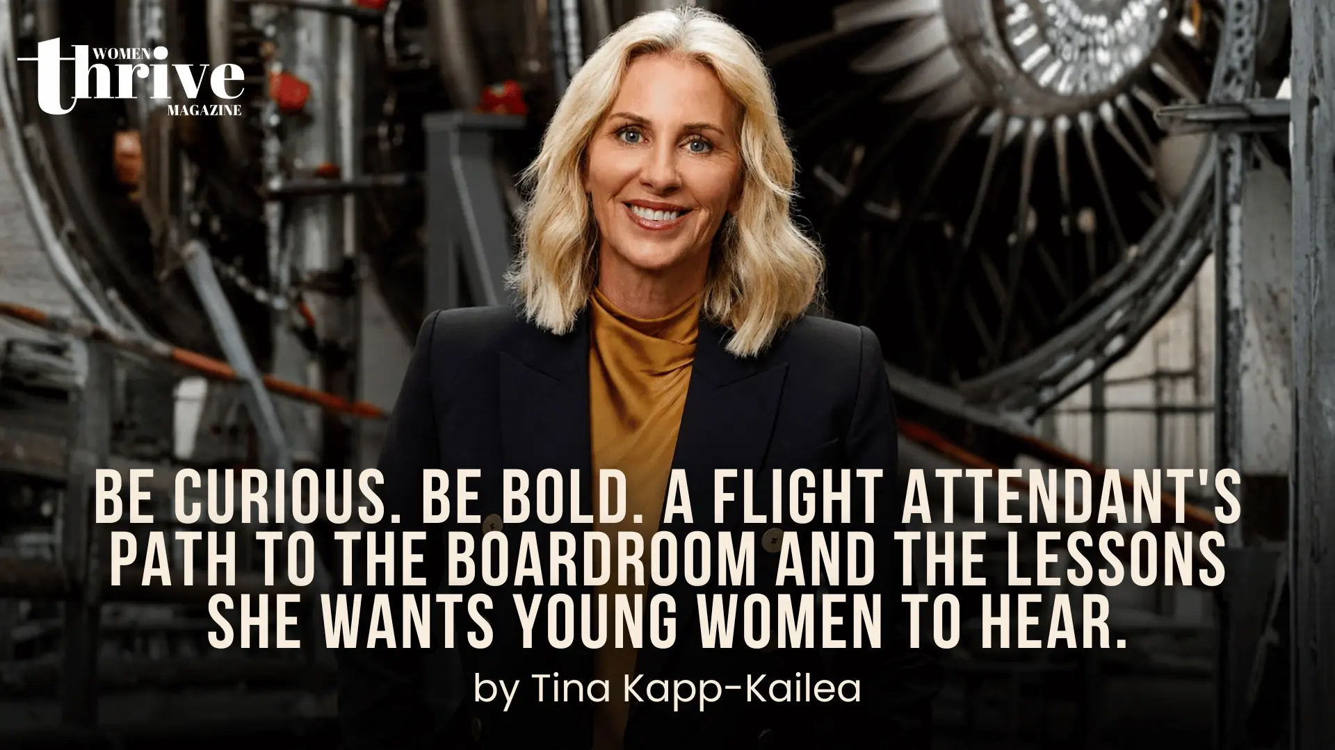 Leeanne Langridge sharing lessons from her career in aviation and leadership