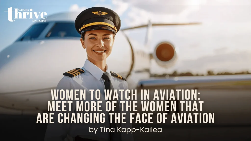 Woman in aviation leading industry change